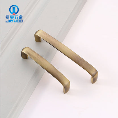 Vintage door handle antique copper gold