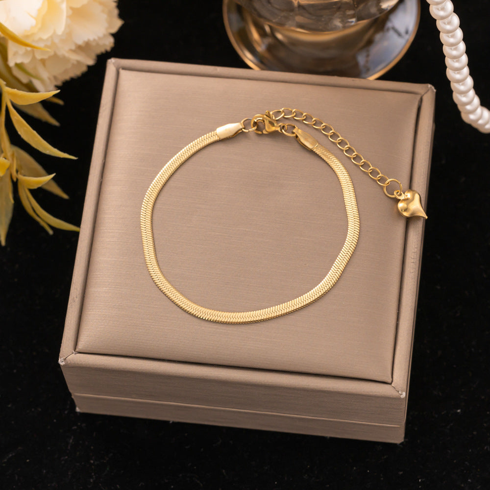 18K Gold Titanium Steel Bracelet
