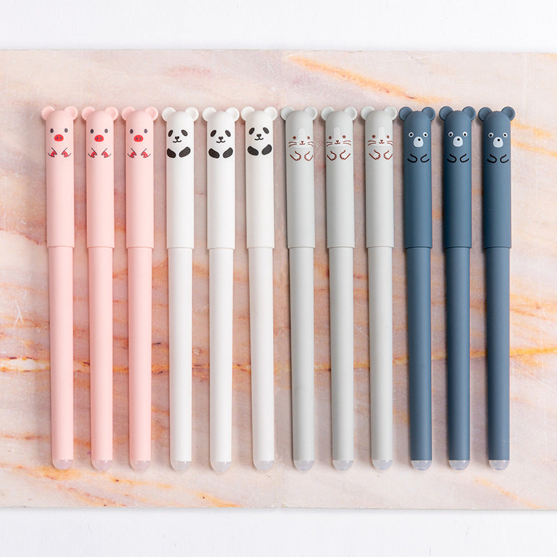 Cute Bear Erasable Gel Pen