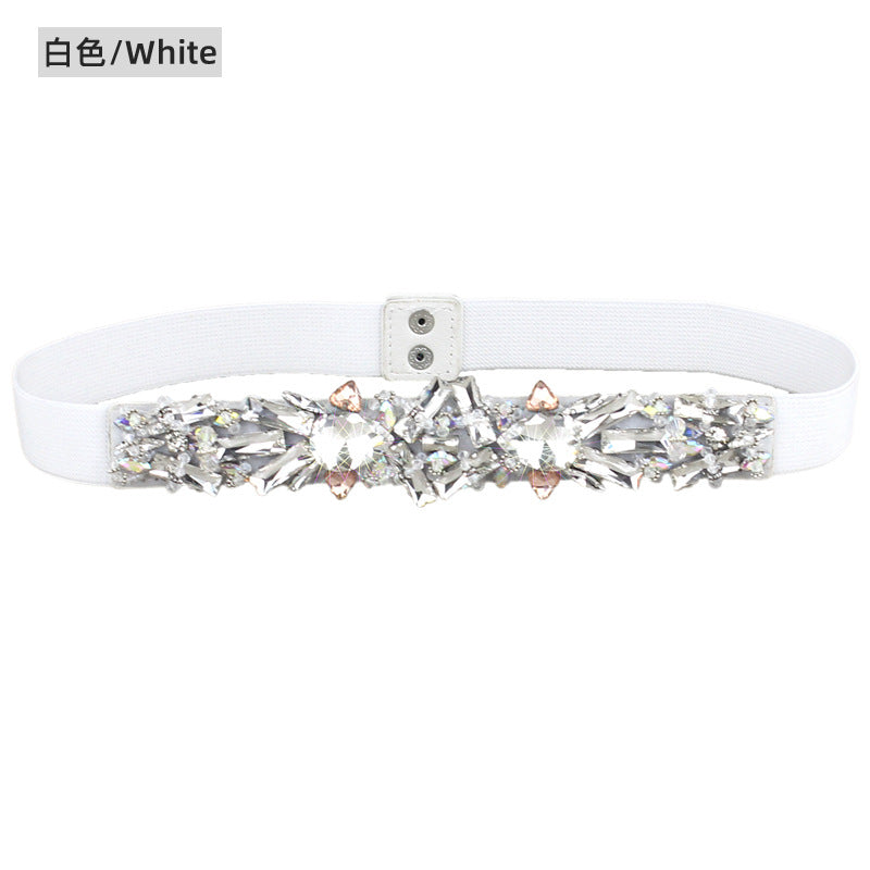 Crystal rhinestone belt fashion