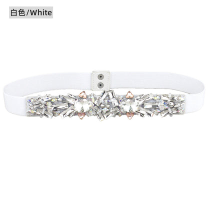 Crystal rhinestone belt fashion