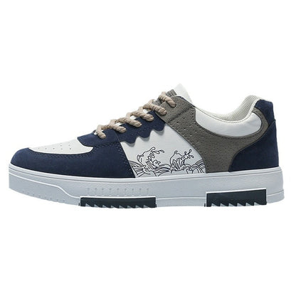 Trendy Thick-Soled White Sneakers
