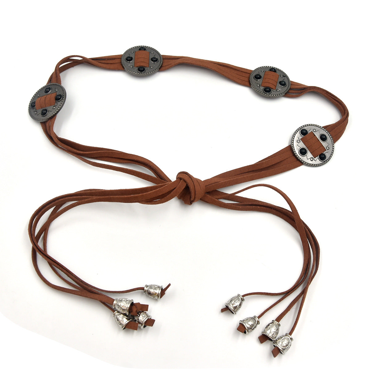 Ethnic style inlaid waist chain