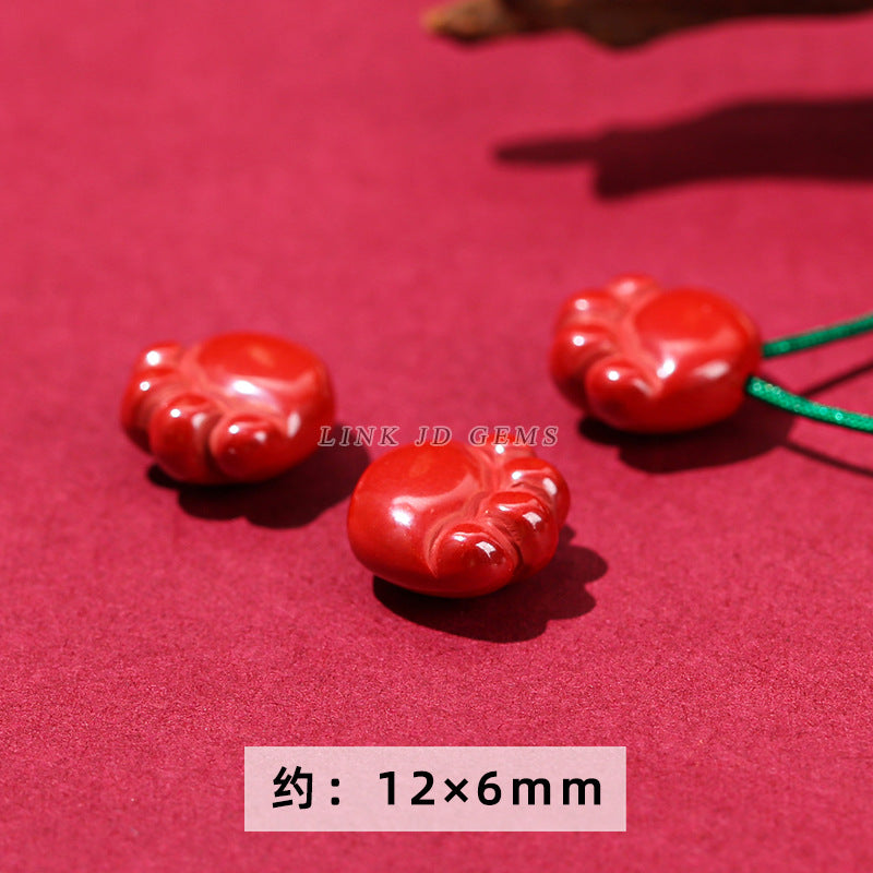 Emperor Sand Carving Accessories Lotus Pixiu Loose Beads