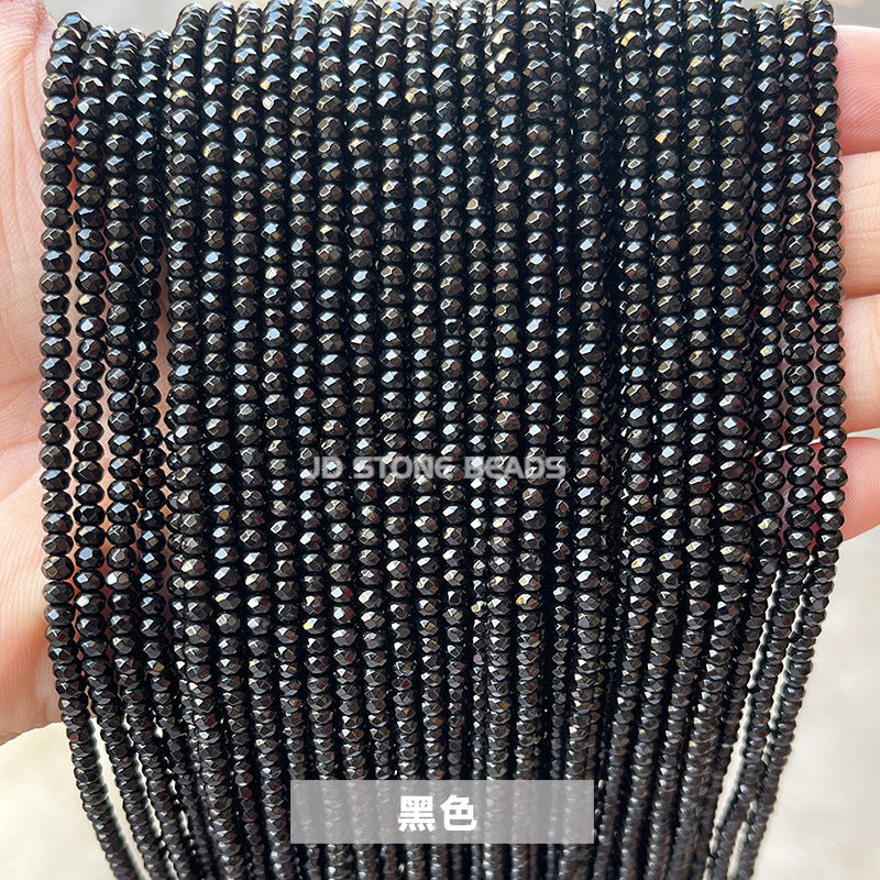 2 * 3Mm colorful chalcedony abacus beads loose beads