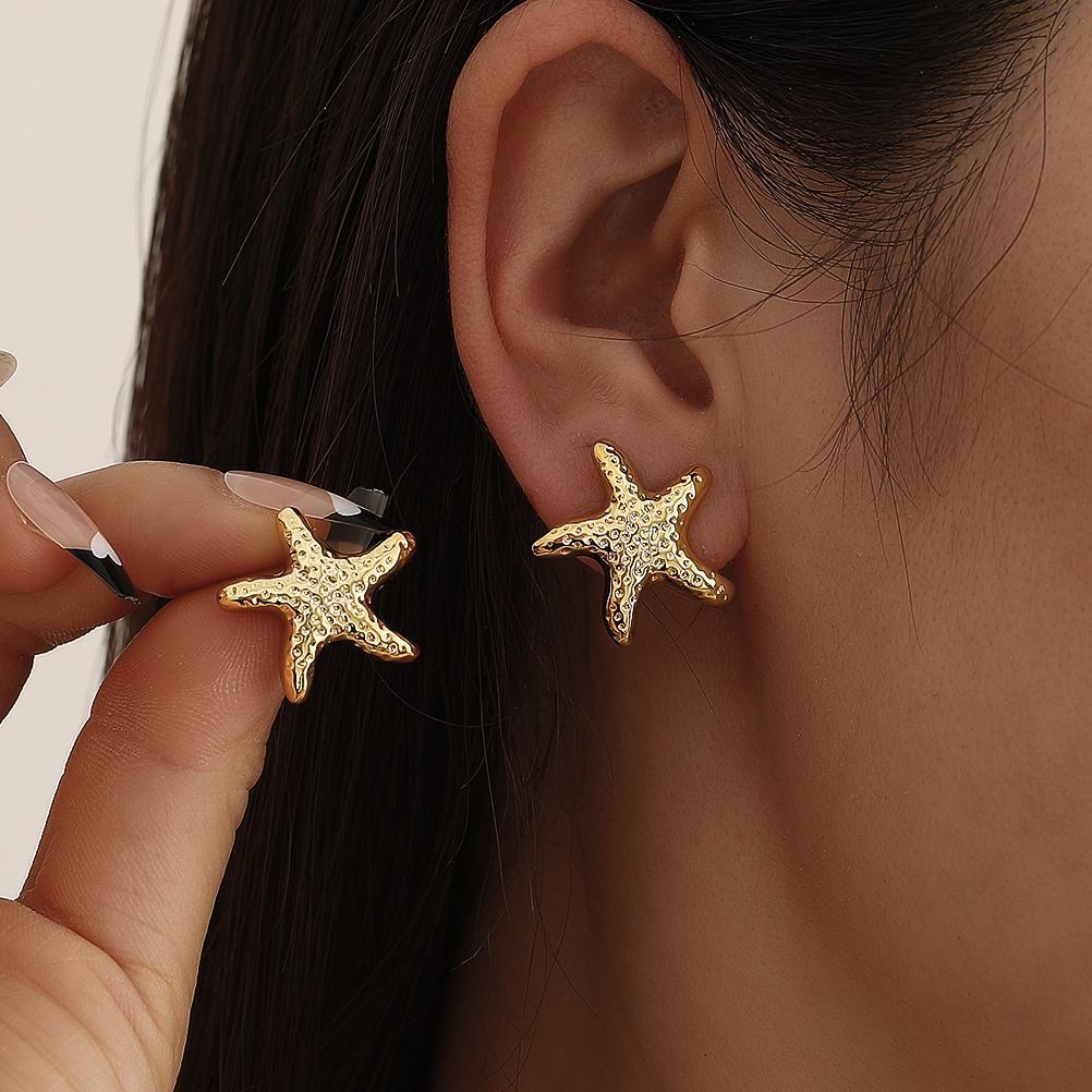 Ocean Starfish Stud Earrings