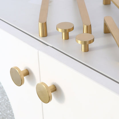 Brass cabinet door wardrobe handle