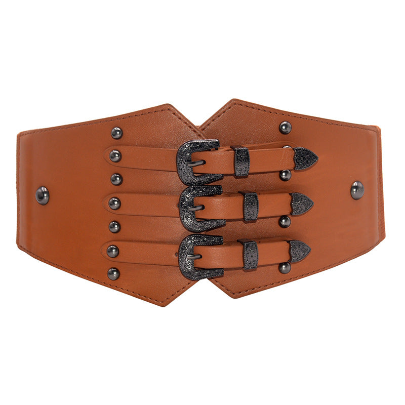 Belt elastic waist seal