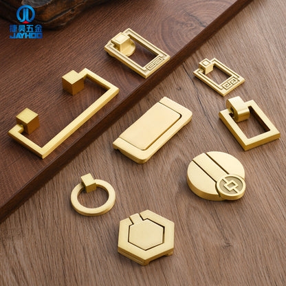 Hardware furniture copper handle