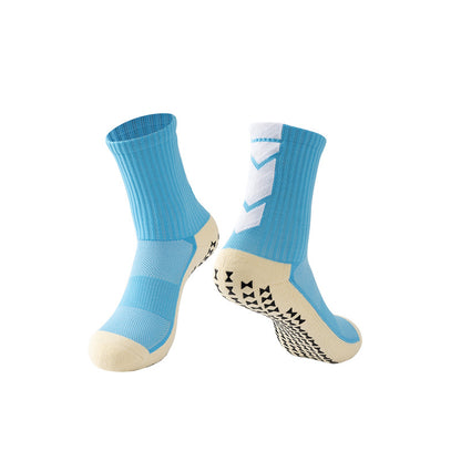 Student Mid-Calf Football Socks Gel-Point Anti-Slip