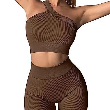 Conjunto de tres piezas de traje de yoga de color sólido con hilo sin costuras 