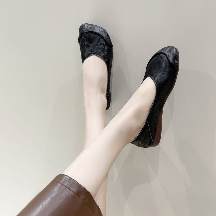 Chinese style single shoes