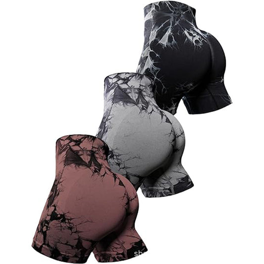 Leggings deportivos tie-dye sin costuras 