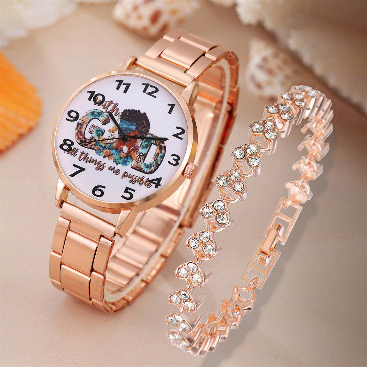 Quartz watch bracelet set wholesale