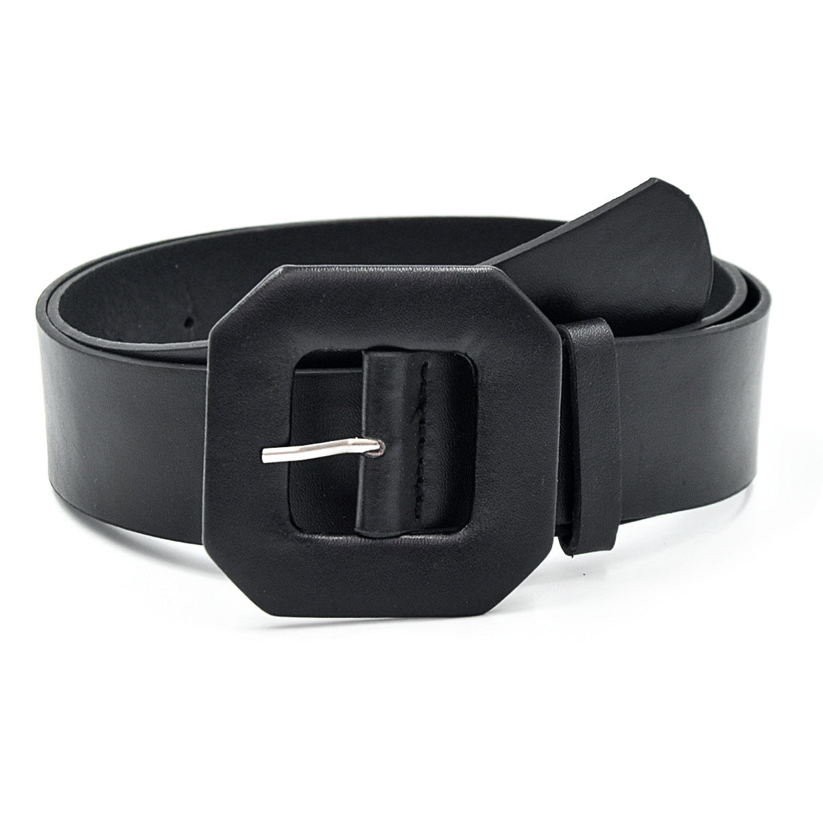 Simple belt black red