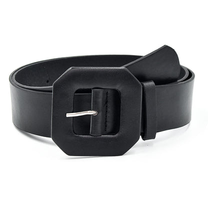 Simple belt black red