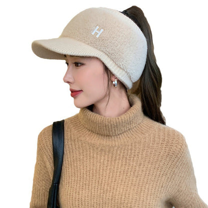 H-Logo Black Knit Cap