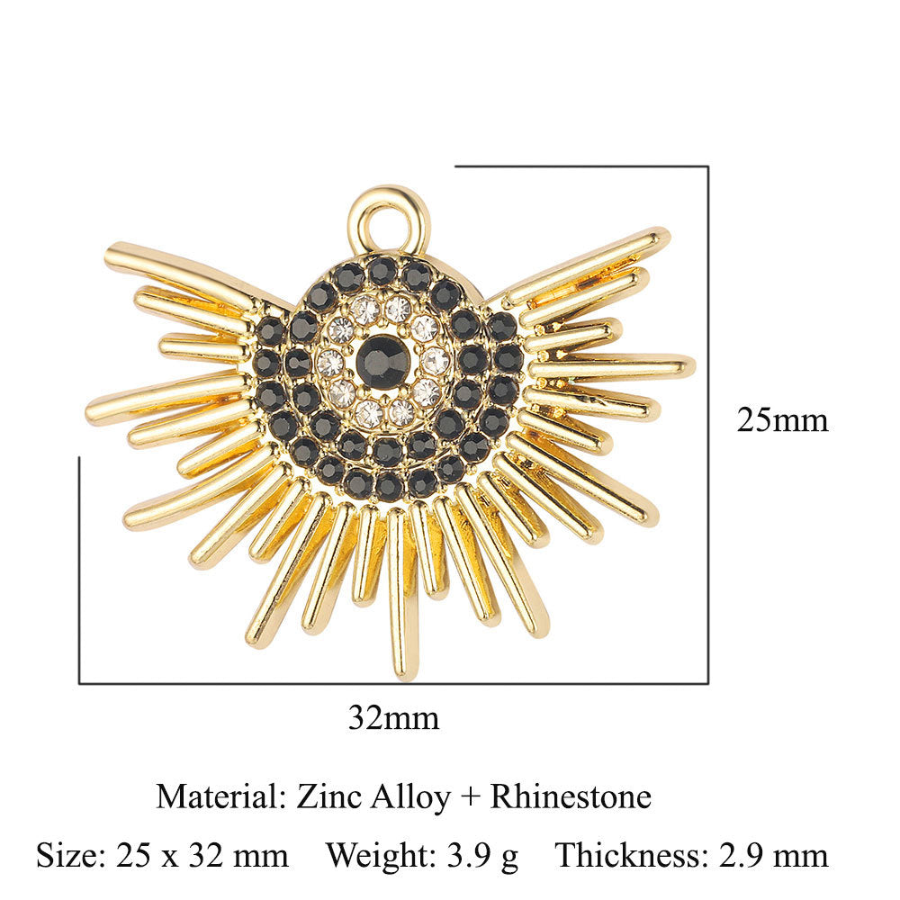 5 pcs/pack, snowman elk smiley face alloy pendant.