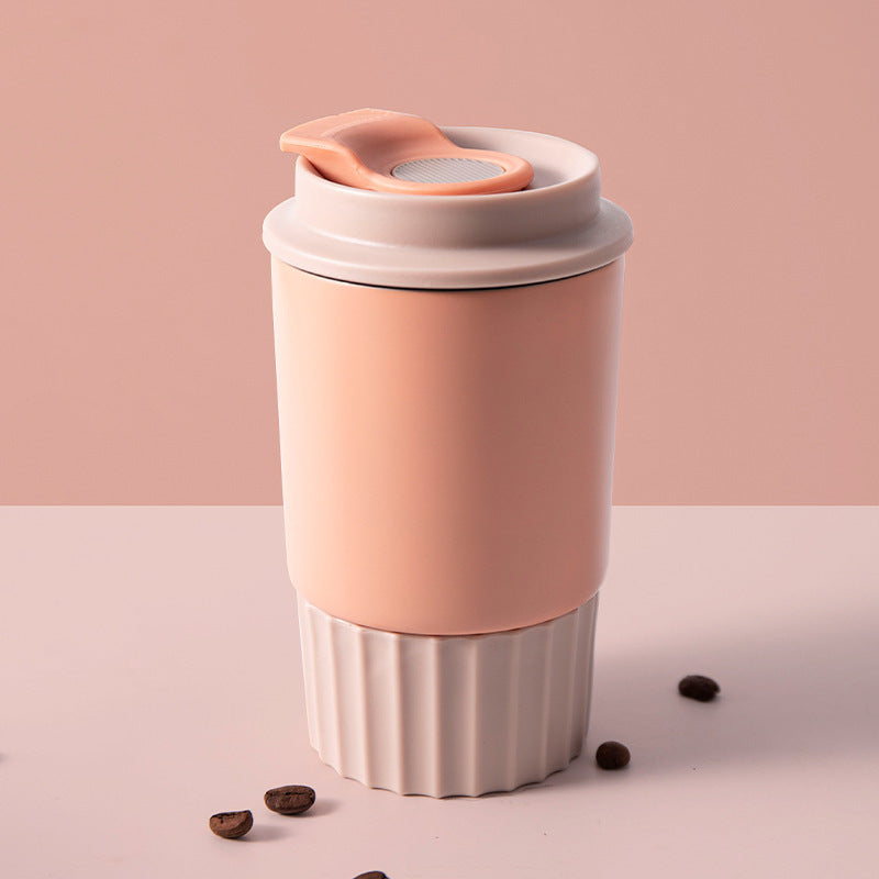 Stainless steel coffee cup thermos cup