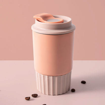 Stainless steel coffee cup thermos cup