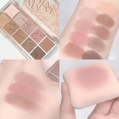 Paleta de sombras de ojos de 10 colores 