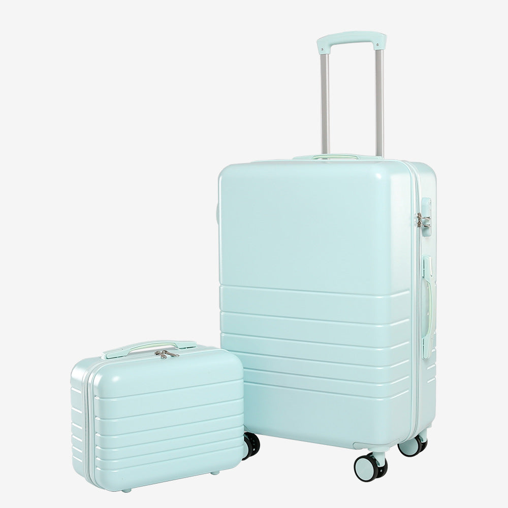 Front open suitcase for men and women