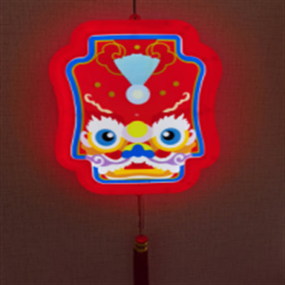 Chinese knot lamp outdoor waterproof hanging tree red lantern