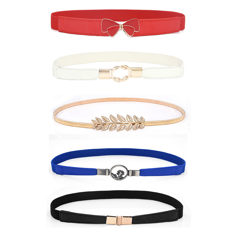 Elastic belt with belt