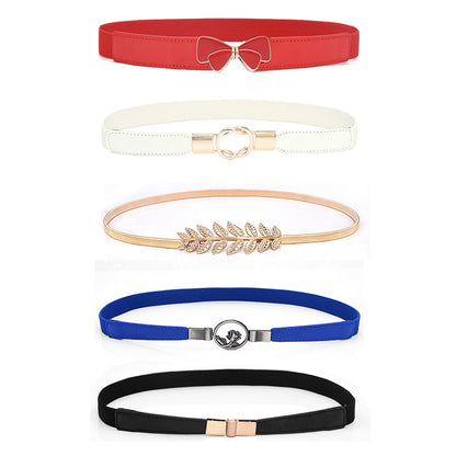 Elastic belt with belt