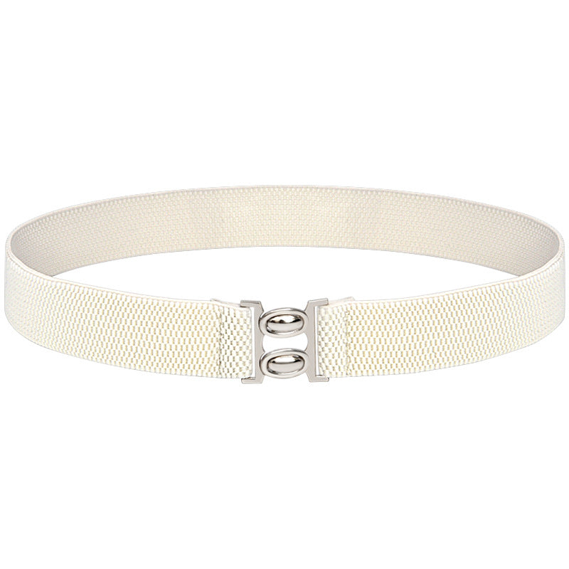 Elastic belt female black