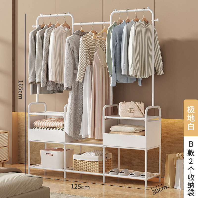 Floor Clothes Drying Rack Organizer