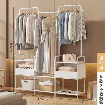 Floor Clothes Drying Rack Organizer