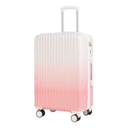 Gradual change color trolley case student large capacity