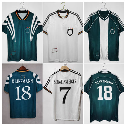 1996 Euro 18 Klinsmann Matth?us M¨¹ller Home/Away Jersey