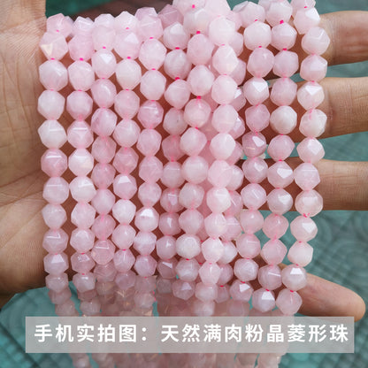 Crystal Diamond Cut Rhombus Beads Loose Beads