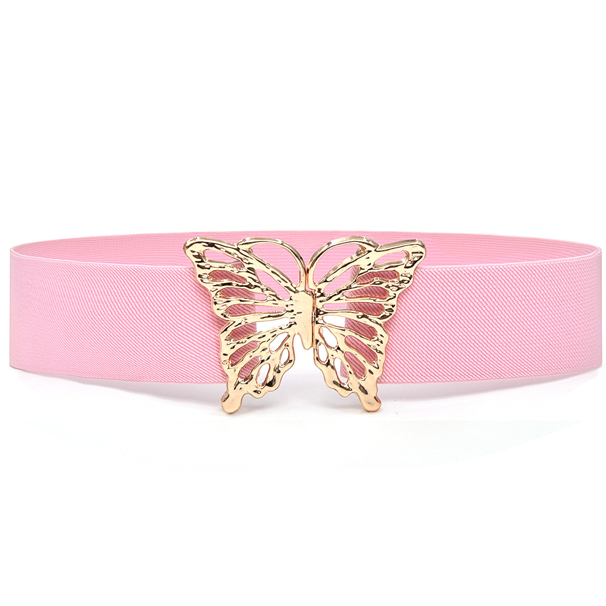 Butterfly Buckle Rhinestone Inlaid Belt