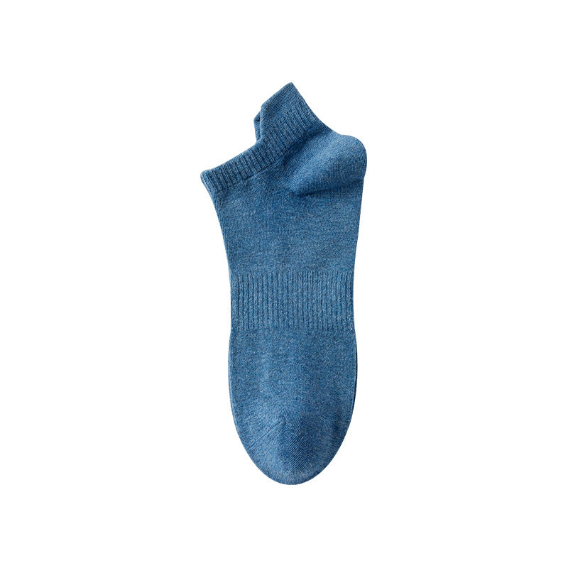 Calcetines tobilleros de algodón transpirables para hombre de primavera y verano 