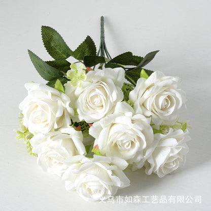 Artificial flower 7 heads Aisha rose