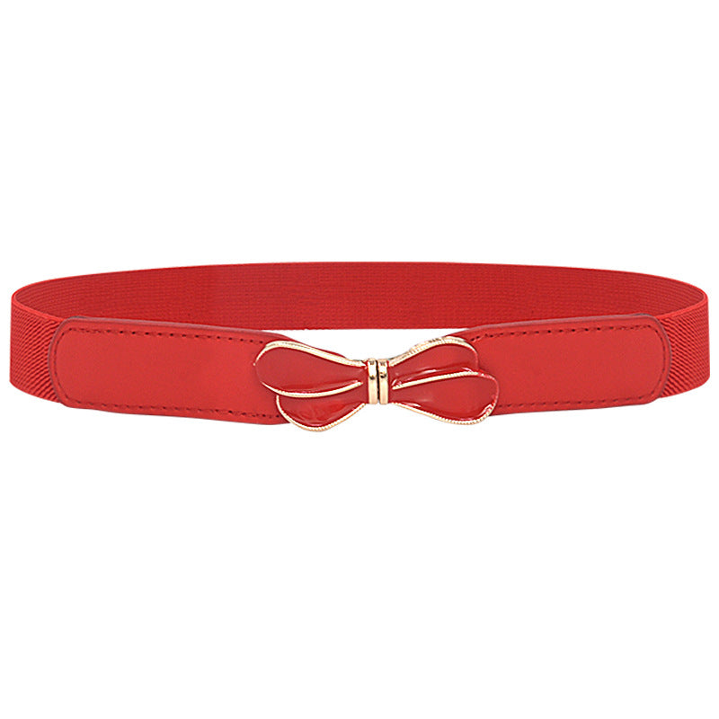Elastic belt with belt