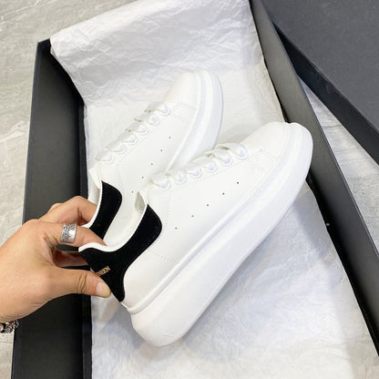 Thick-soled white shoes for men and women casual sports shoes
