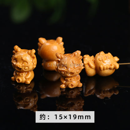 Barbie sandalwood Sanbao Longfu Longyuan Baolong carving accessories