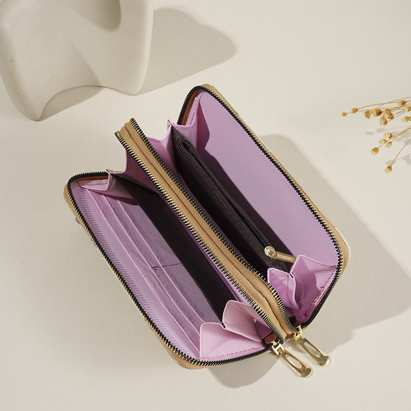 Fashion multi-card mobile phone bag wallet