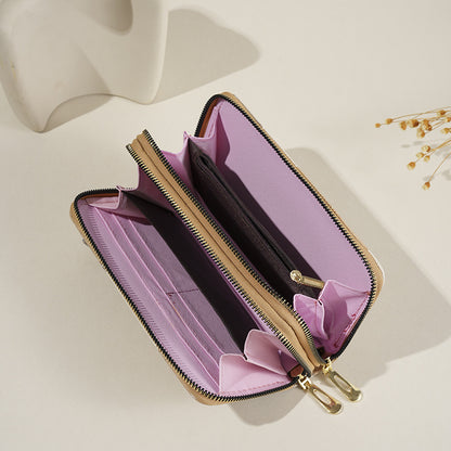 Fashion multi-card mobile phone bag wallet