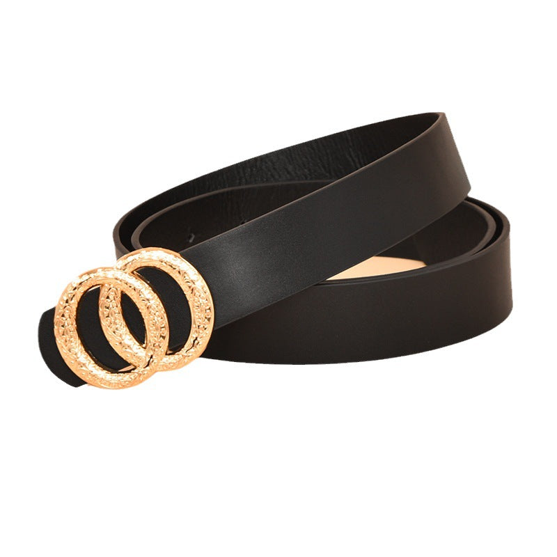 Simple and versatile multi-color thin belt