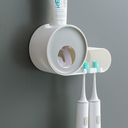 Toothbrush Holder Automatic Toothpaste Dispenser