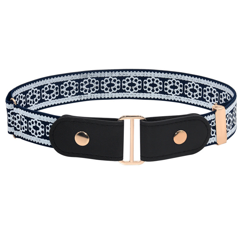 Gold Sun Buckle Waist Seal