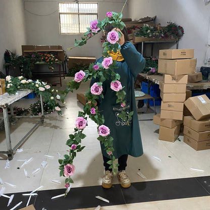 Rose vine artificial flower
