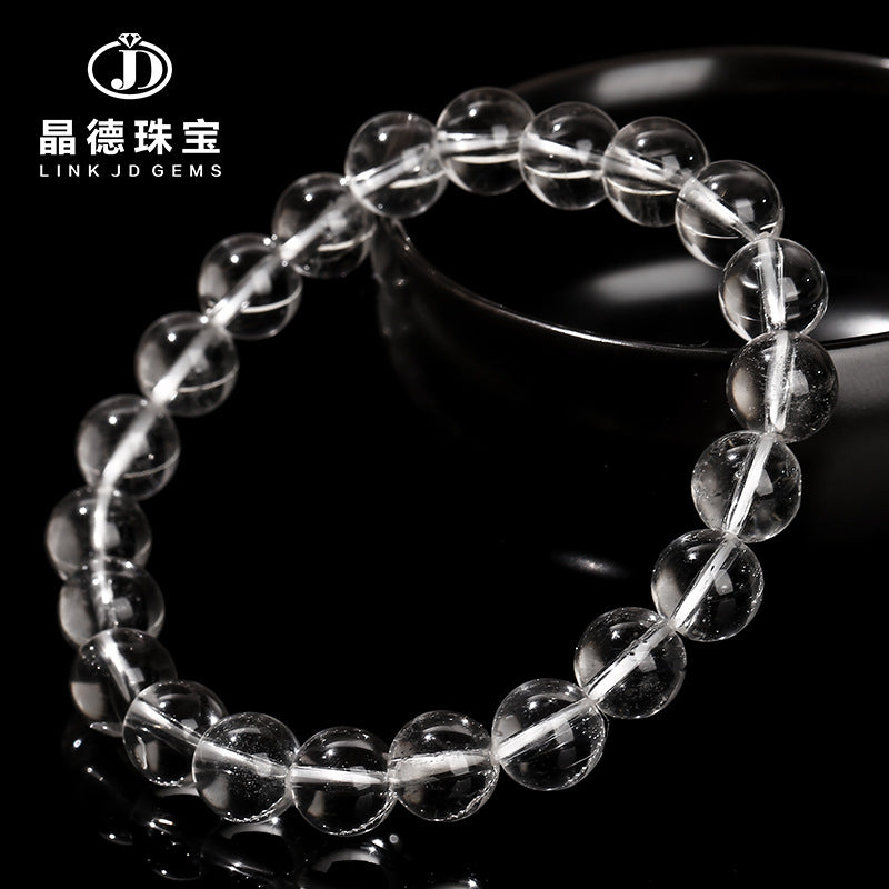 8A Natural White Crystal Bracelet