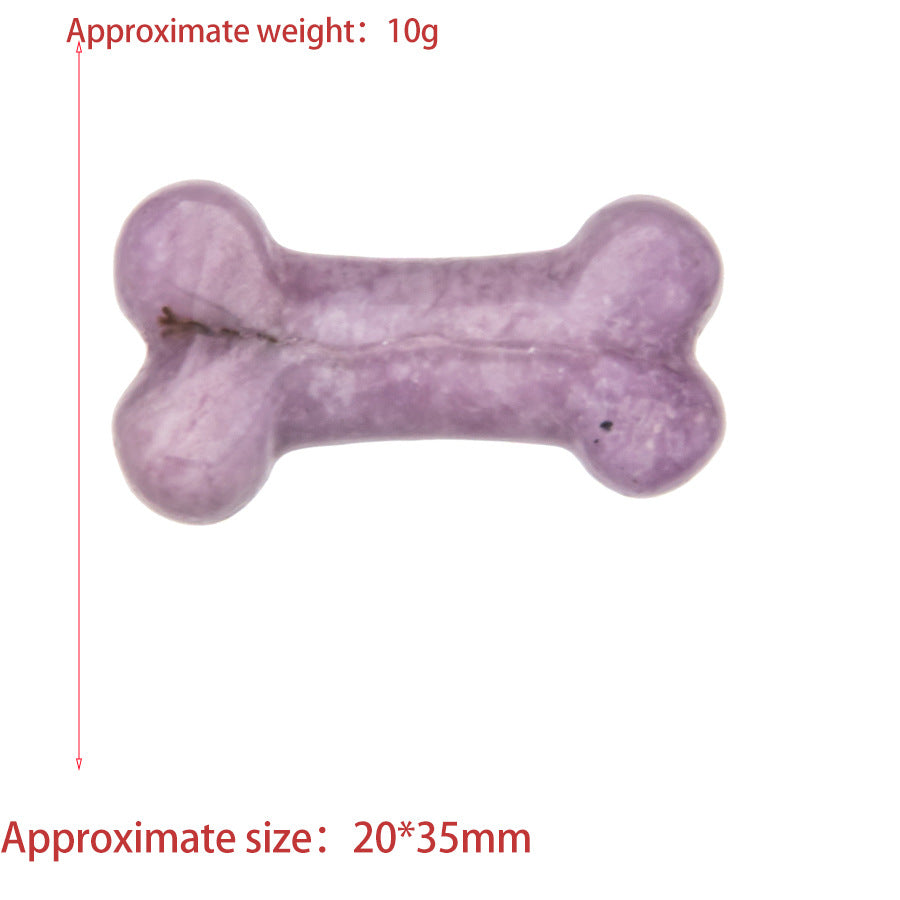 Crystal Agate Carved Bone Miniature Ornaments