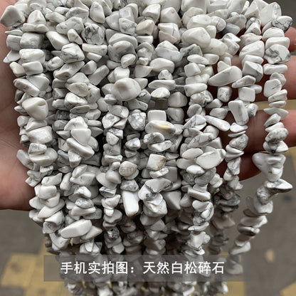 Gravel strip beads DIY accessories turquoise gravel